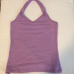 Purple sleeveless top
